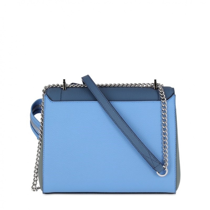 Lancel Ninon Flap Handtasche Damen Blau | ZCH3498CJ