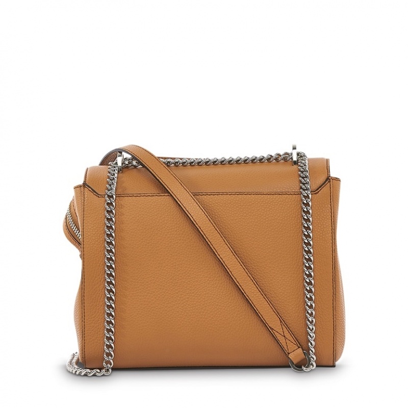 Lancel Ninon Flap Handtasche Damen Braun | HAZ6249QT