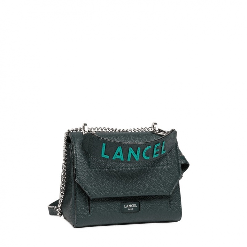 Lancel Ninon Flap Handtasche Damen Dunkelgrün | JCT94100GF