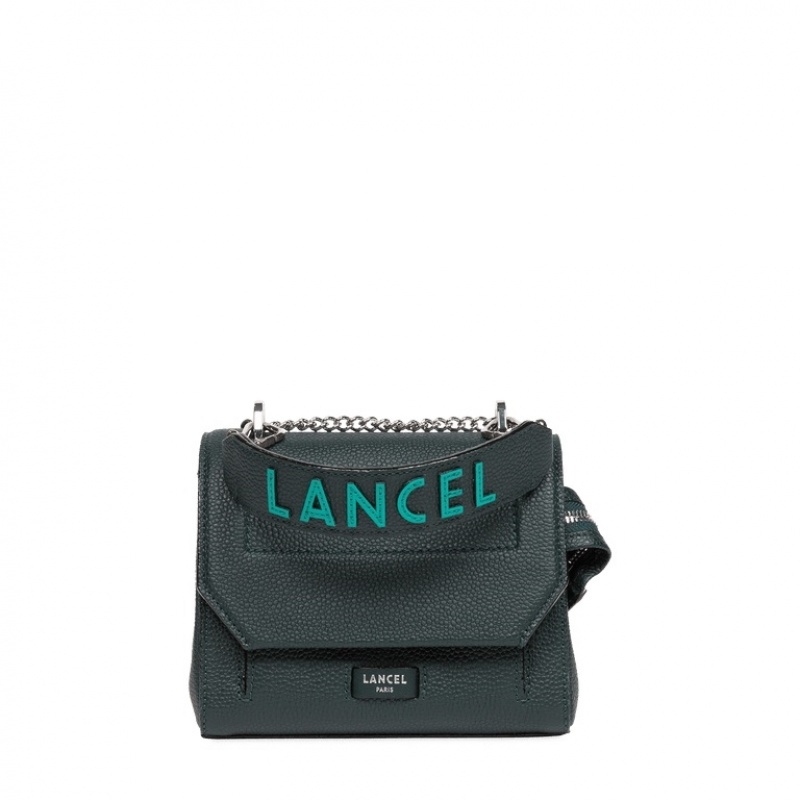 Lancel Ninon Flap Handtasche Damen Dunkelgrün | JCT94100GF