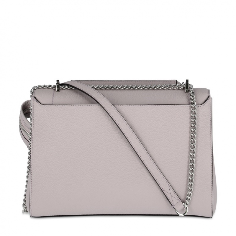 Lancel Ninon Flap Handtasche Damen Lila Grau | WXU4241SK