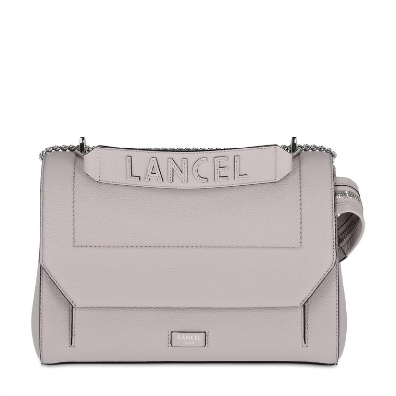 Lancel Ninon Flap Handtasche Damen Lila Grau | WXU4241SK