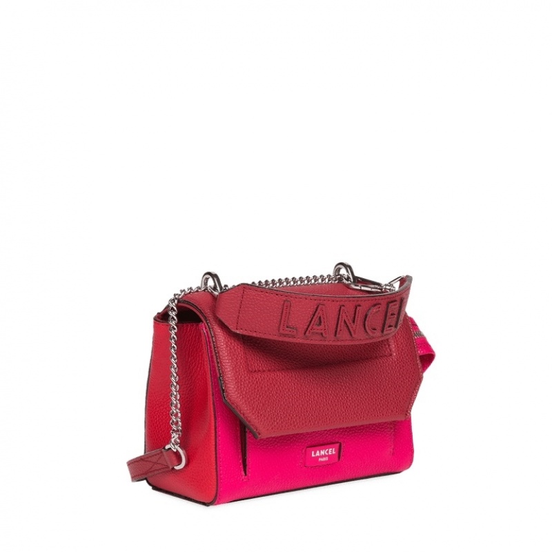 Lancel Ninon Flap Handtasche Damen Rot | KZH3639JG