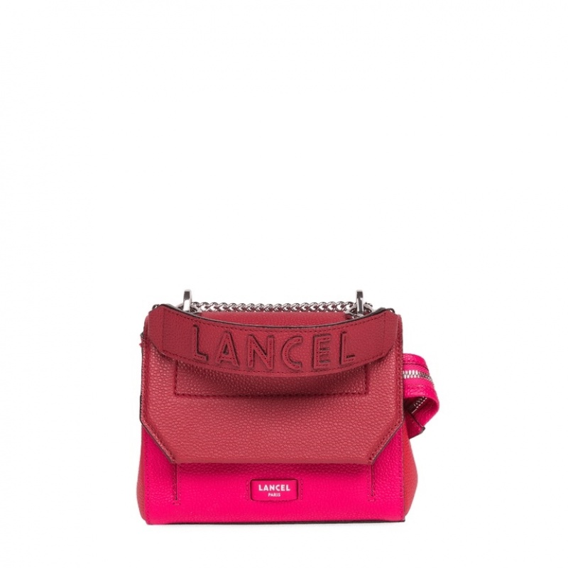 Lancel Ninon Flap Handtasche Damen Rot | KZH3639JG