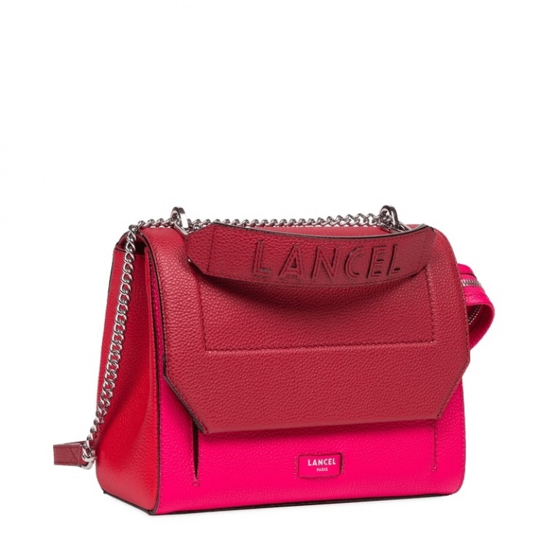 Lancel Ninon Flap Handtasche Damen Rot | PJT3753VO