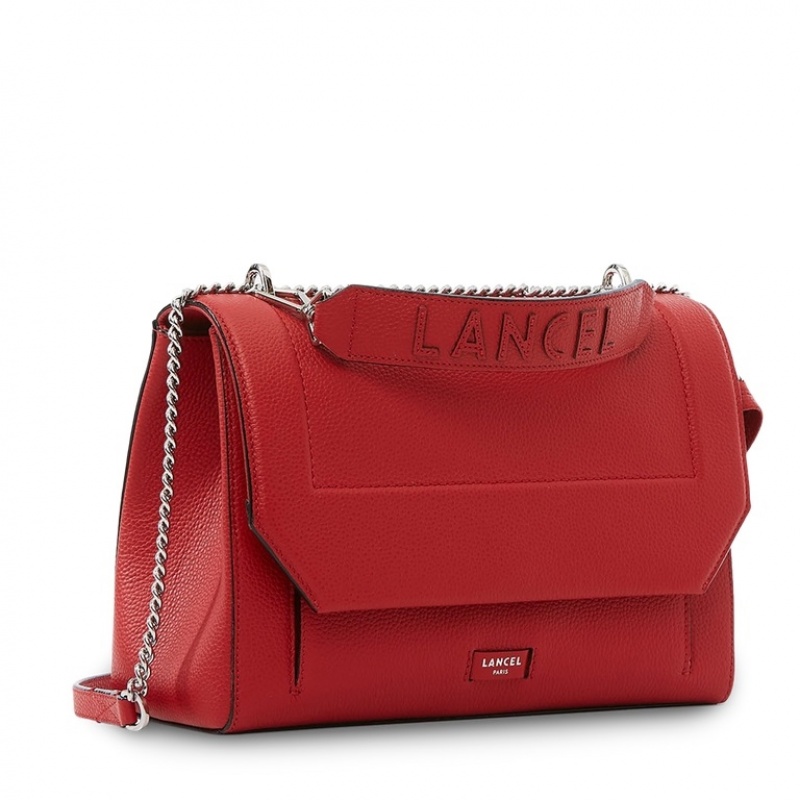 Lancel Ninon Flap Handtasche Damen Rot | CPY3650NO