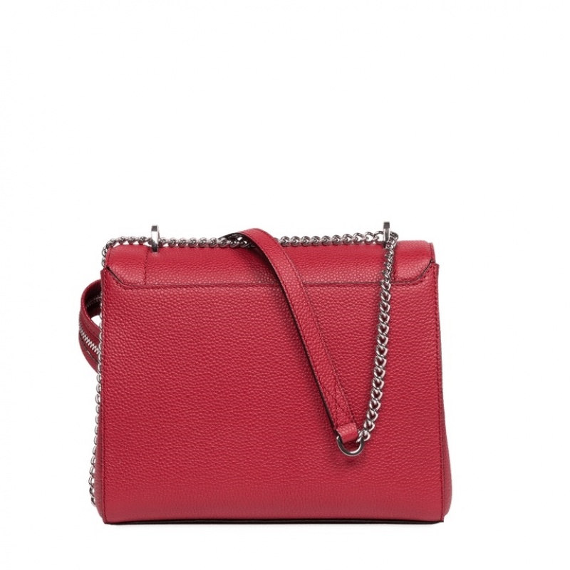 Lancel Ninon Flap Handtasche Damen Rot | WYY3888ZO