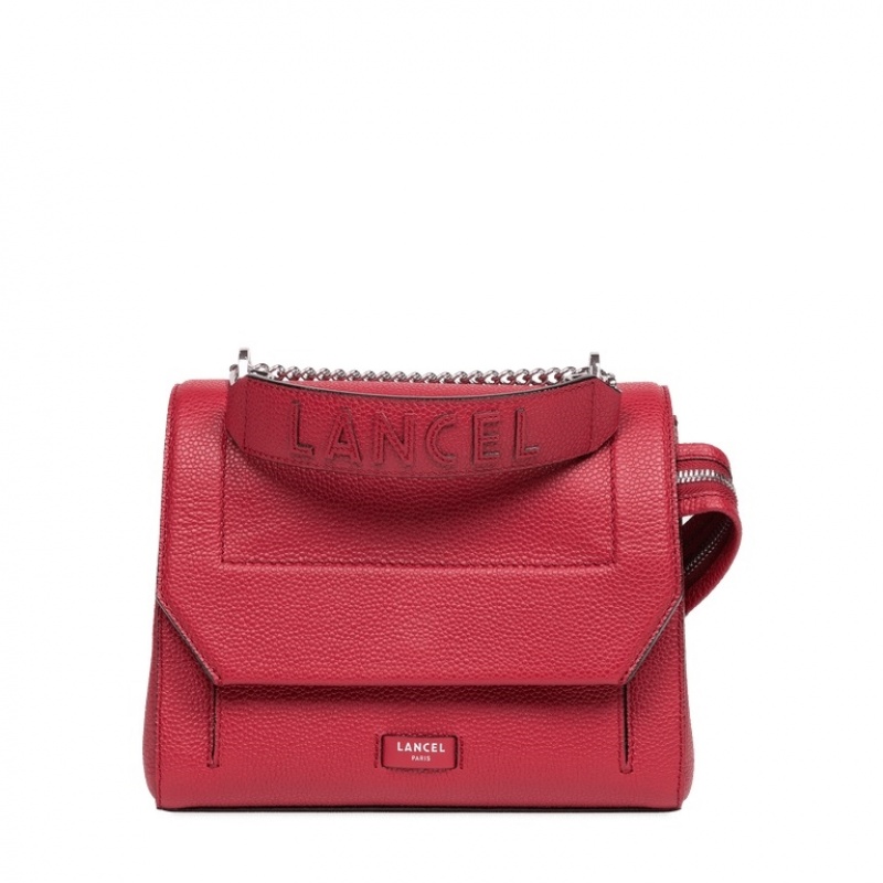 Lancel Ninon Flap Handtasche Damen Rot | WYY3888ZO