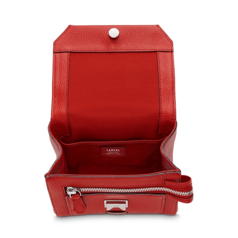 Lancel Ninon Flap Handtasche Damen Rot | BWZ371JE