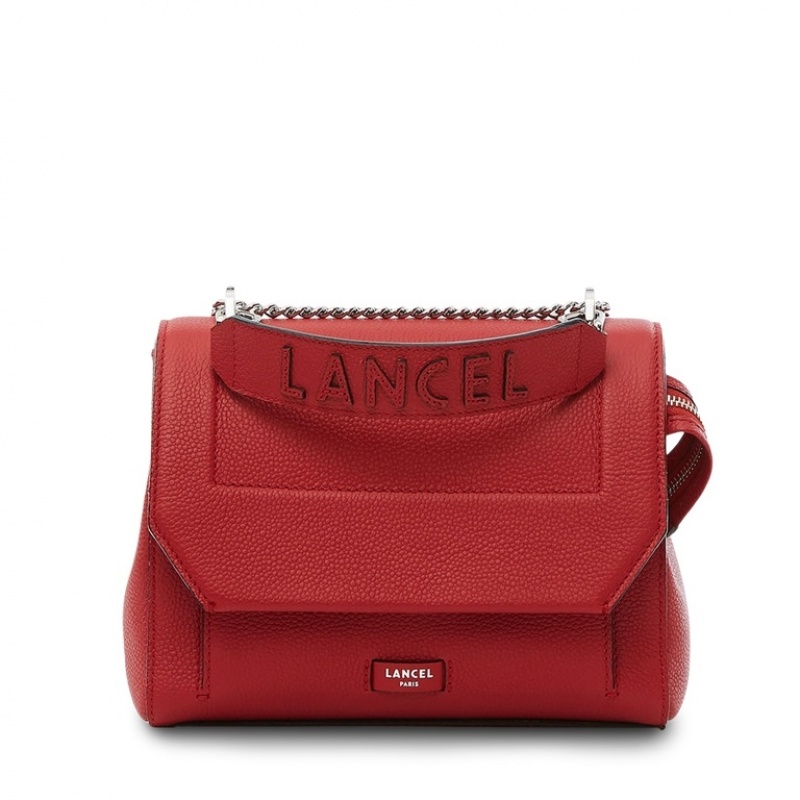 Lancel Ninon Flap Handtasche Damen Rot | ISY5295RK