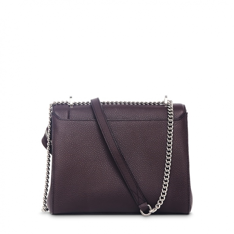 Lancel Ninon Flap Handtasche Damen Schokolade | WGC9060YA