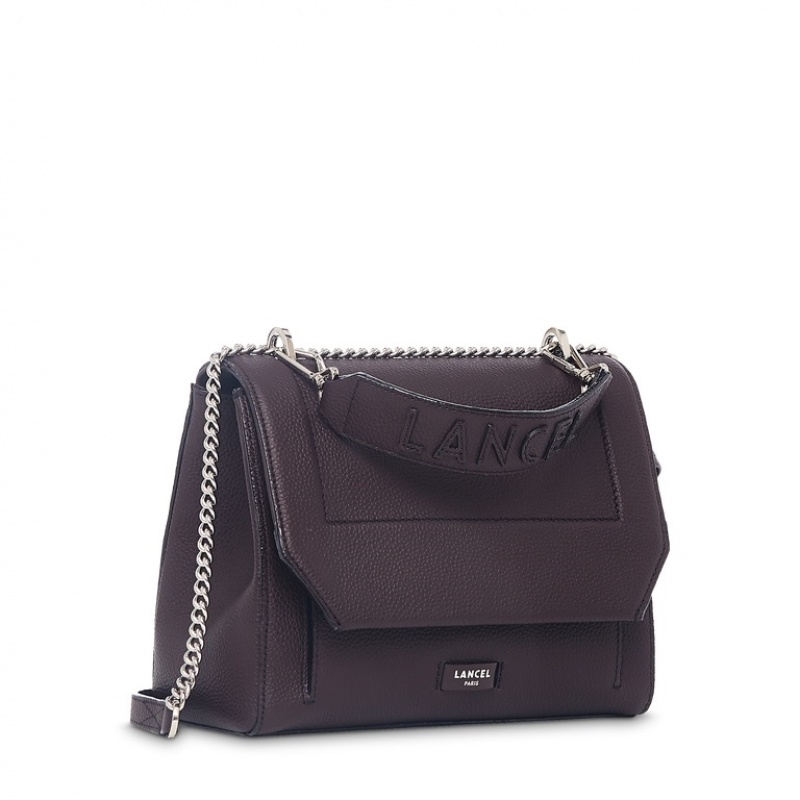 Lancel Ninon Flap Handtasche Damen Schokolade | WGC9060YA