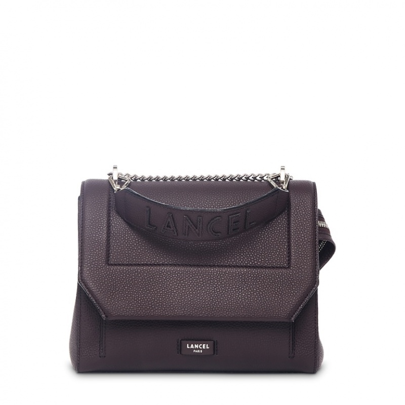 Lancel Ninon Flap Handtasche Damen Schokolade | WGC9060YA