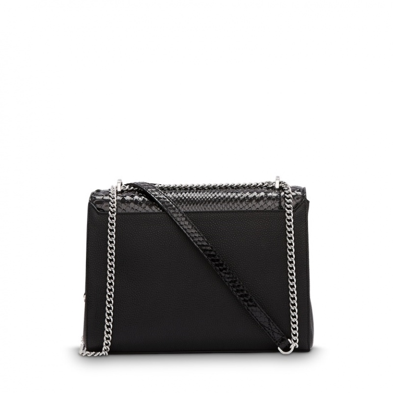 Lancel Ninon Flap Handtasche Damen Schwarz | KNG589XZ