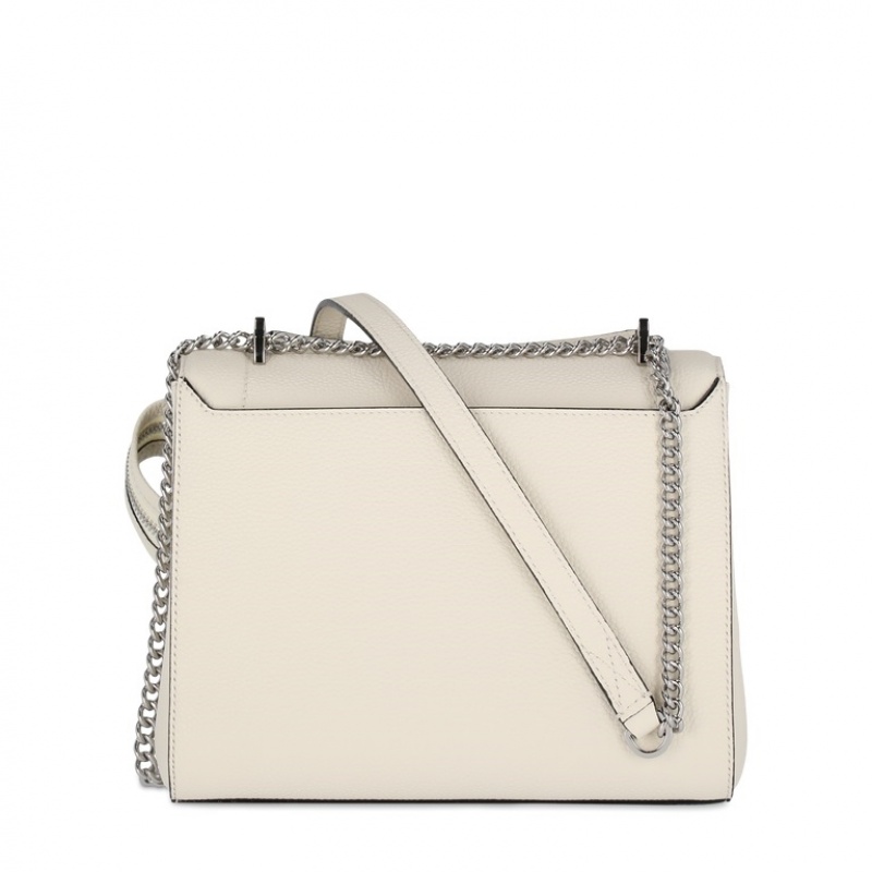 Lancel Ninon Flap Handtasche Damen Weiß | AEW4218RW