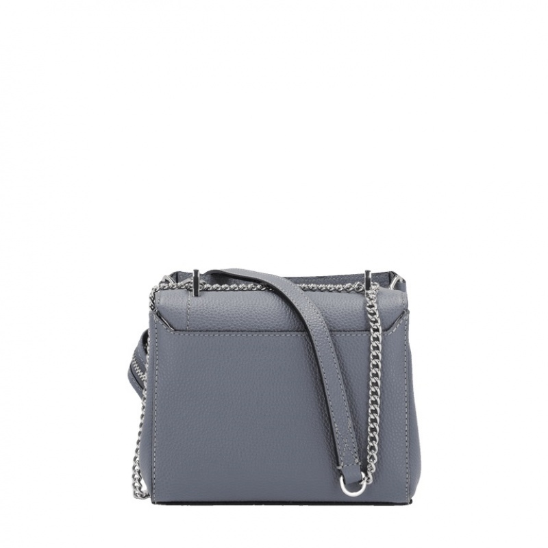 Lancel Ninon Flap Schultertaschen Damen Grau | XQZ162EI