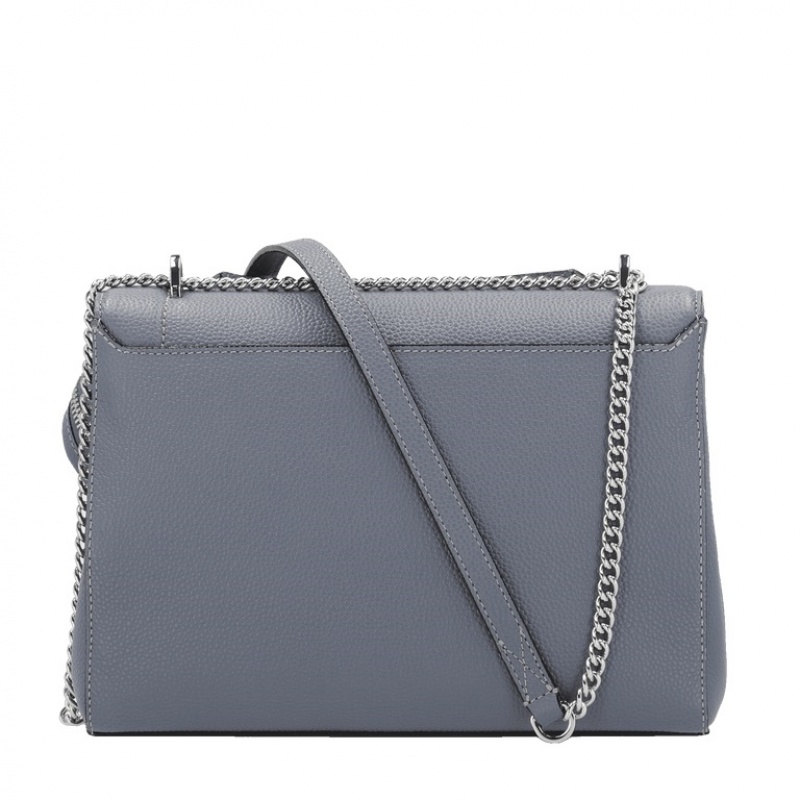 Lancel Ninon Flap Schultertaschen Damen Grau | QWH2271WS