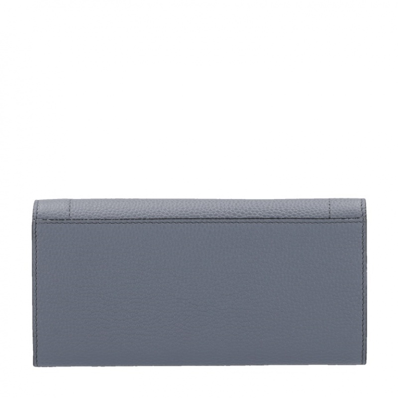 Lancel Ninon Flap Slim Geldbörse Damen Grau | RPH1723OX