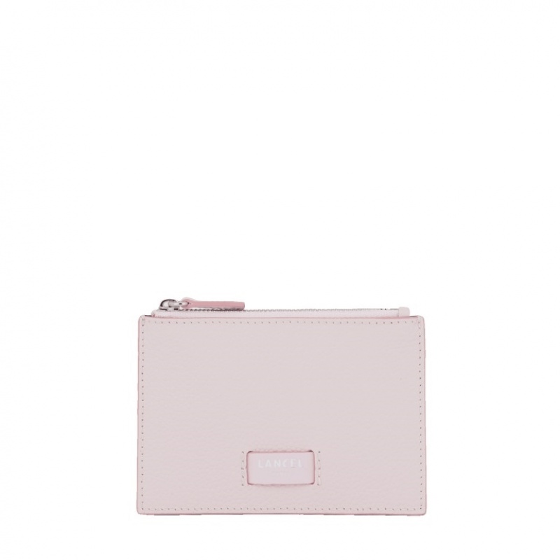 Lancel Ninon L Zip Kartenhülle Damen Rosa | SOE929IL