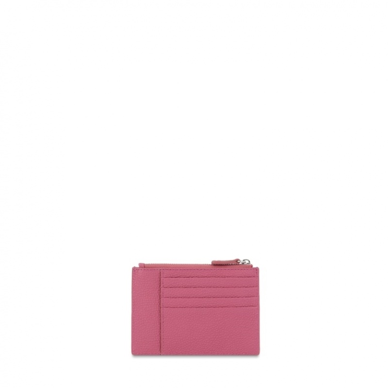 Lancel Ninon L Zip Kartenhülle Damen Rosa | XXQ927HK