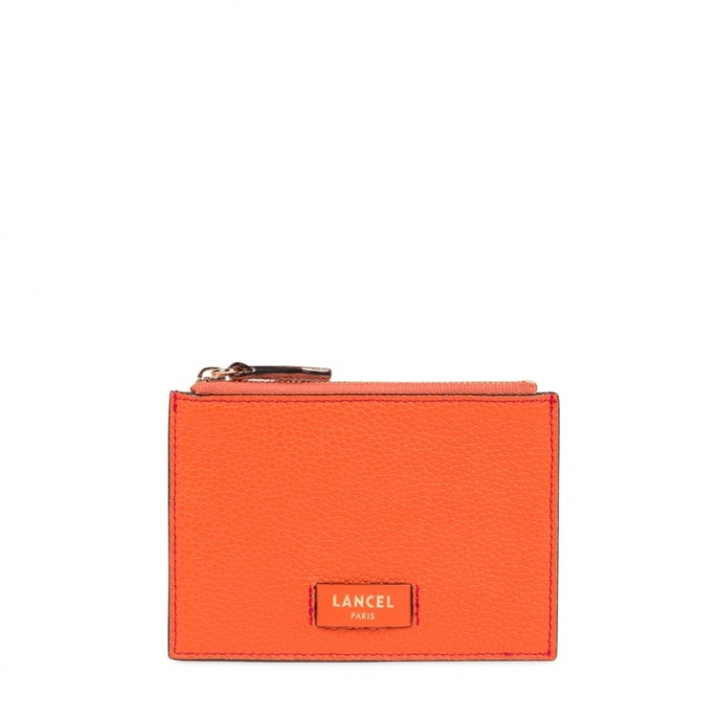 Lancel Ninon L Zipped Kartenhülle Damen Orange | RQA1977JT