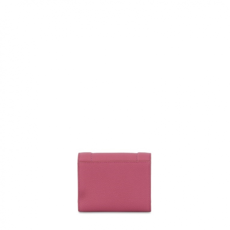 Lancel Ninon M Flap Compact Geldbörse Damen Rosa | RWT7760TW