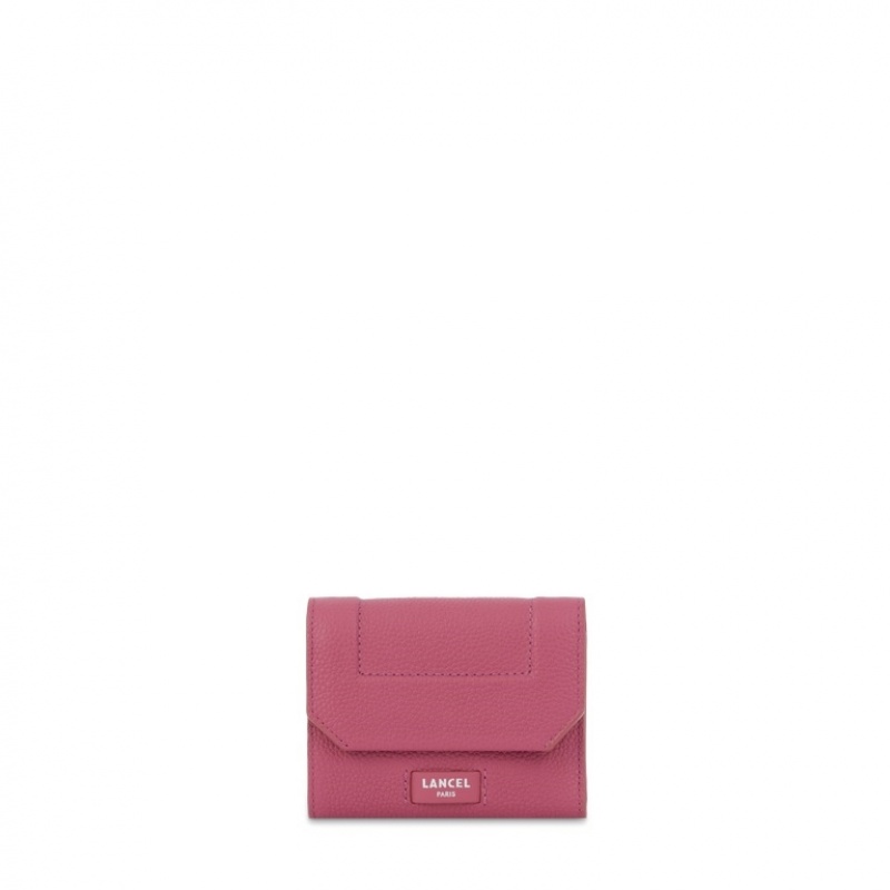 Lancel Ninon M Flap Compact Geldbörse Damen Rosa | RWT7760TW