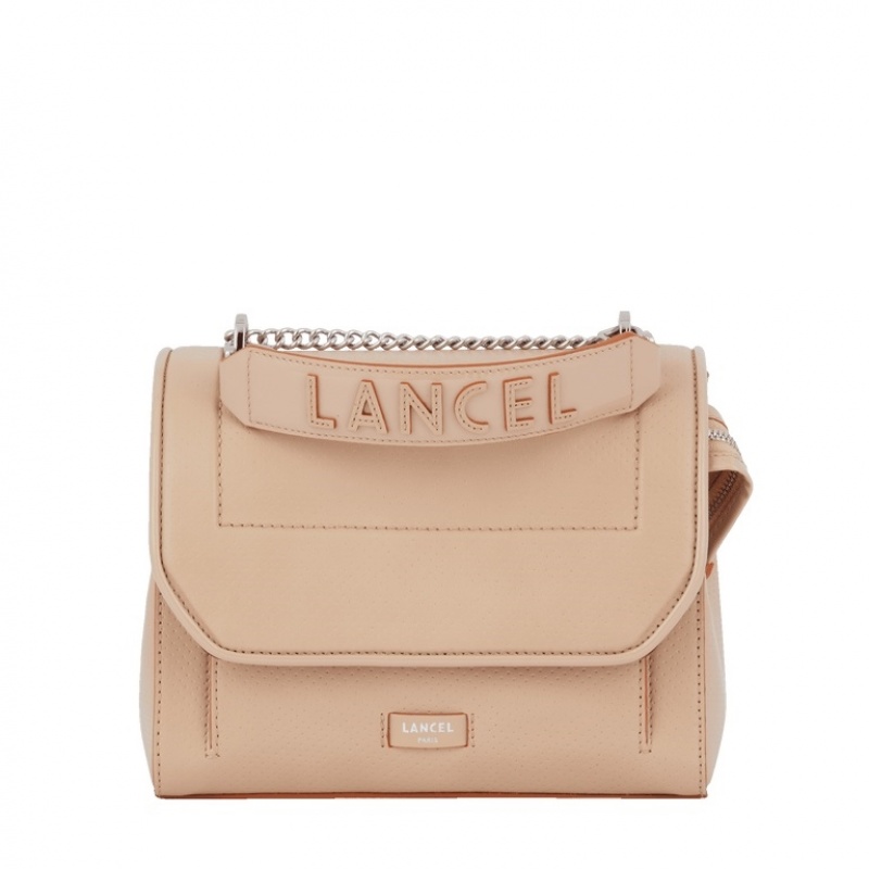 Lancel Ninon M Flap Schultertaschen Damen Braun | WLM4541KJ