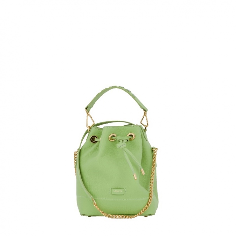 Lancel Ninon Mini Bucket Tasche Damen Grün | YVU199EE