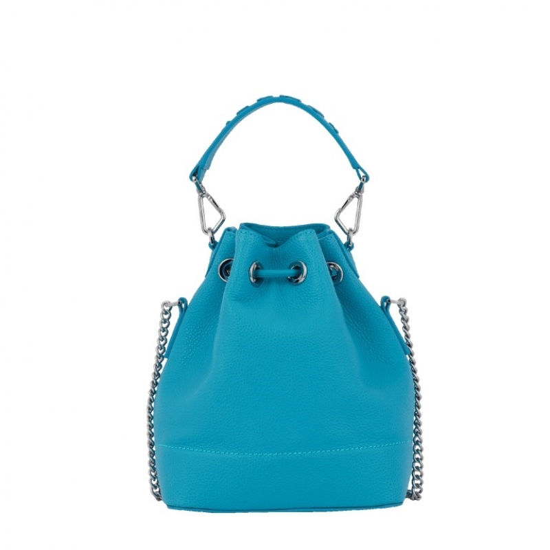 Lancel Ninon S Bucket Tasche Damen Blau | RUE4564UH