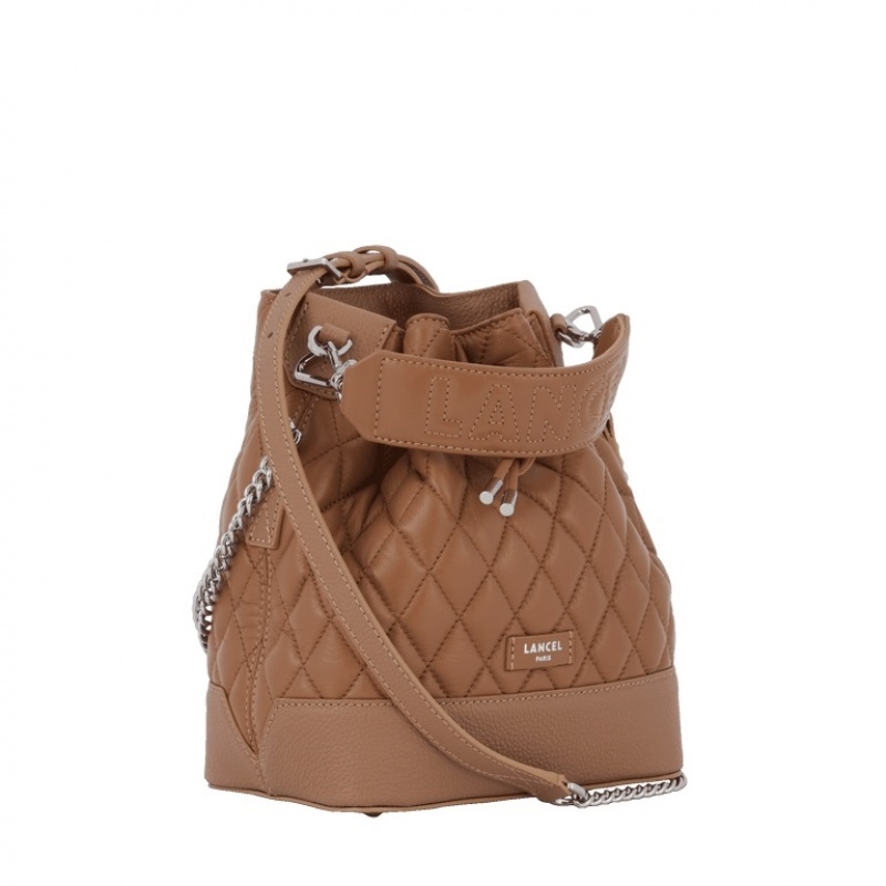 Lancel Ninon S Bucket Tasche Damen Dunkelbraun | CMY5896HX