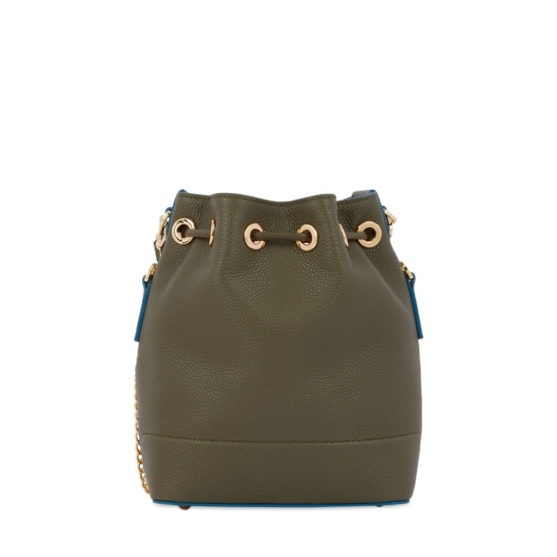 Lancel Ninon S Bucket Tasche Damen Dunkelgrün | UWY4582BJ