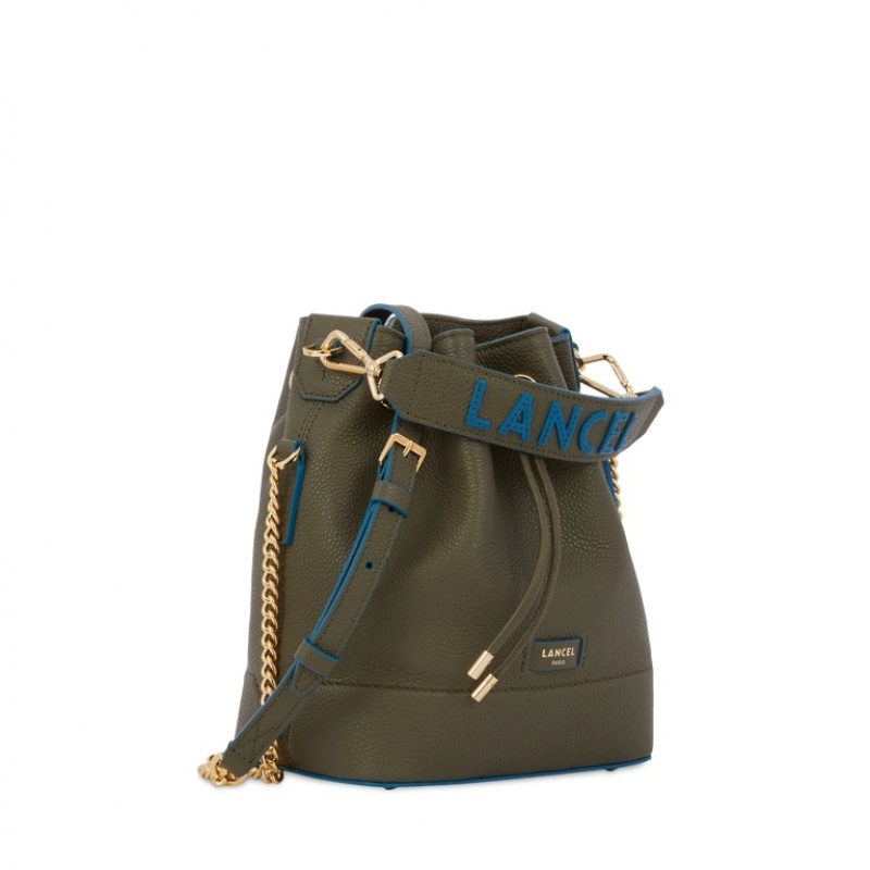 Lancel Ninon S Bucket Tasche Damen Dunkelgrün | UWY4582BJ