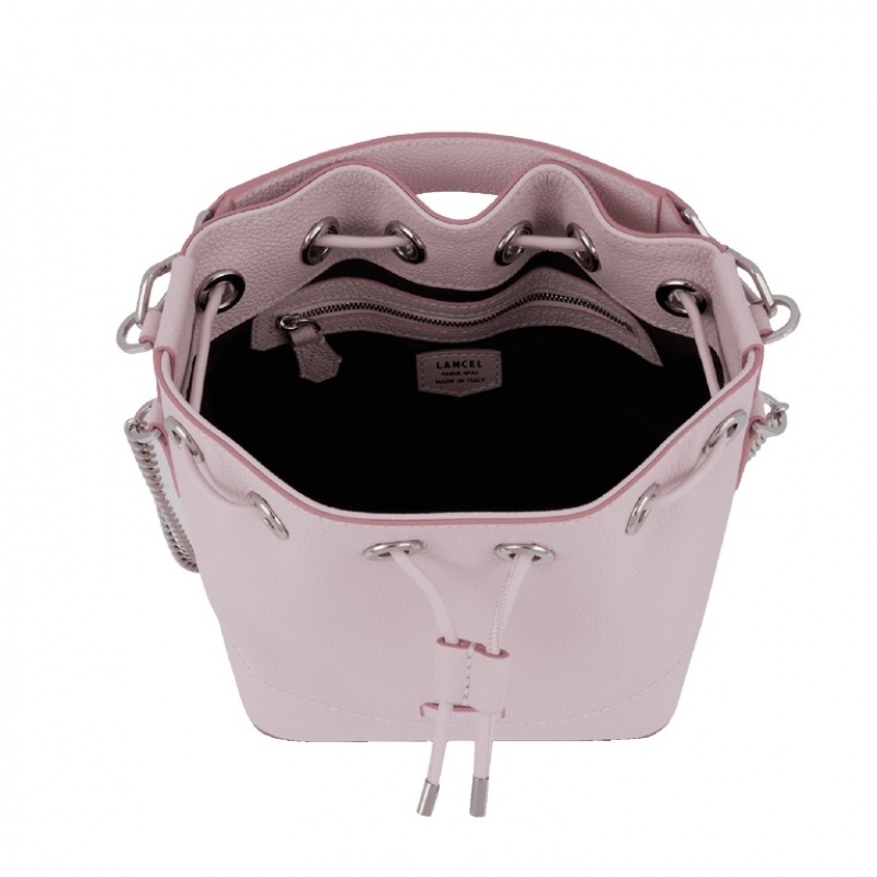 Lancel Ninon S Bucket Tasche Damen Rosa | QWD5387FO