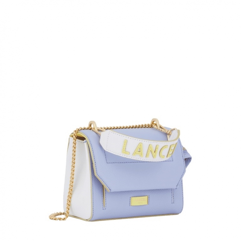 Lancel Ninon S Flap Schultertaschen Damen Lila | XXY5460LN