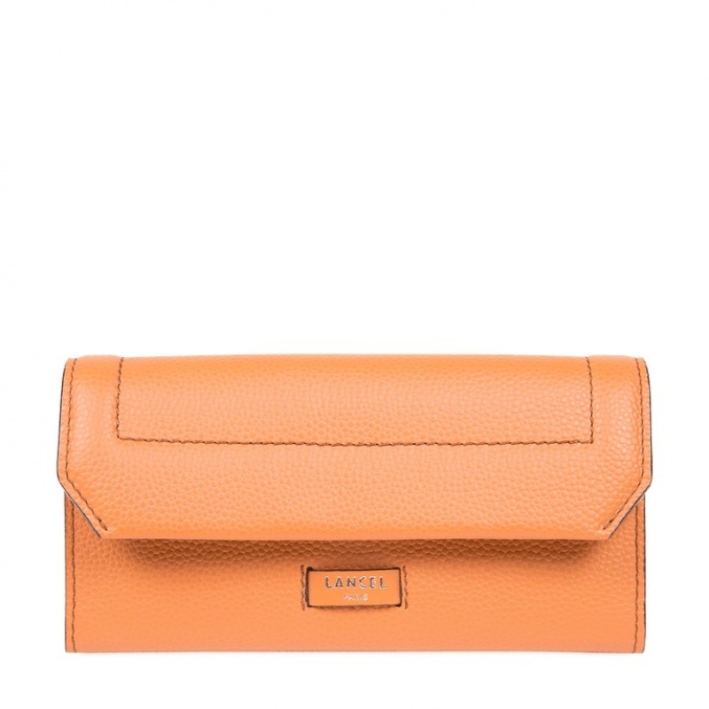 Lancel Ninon Slim Flap Geldbörse Damen Braun | LBW3754TW