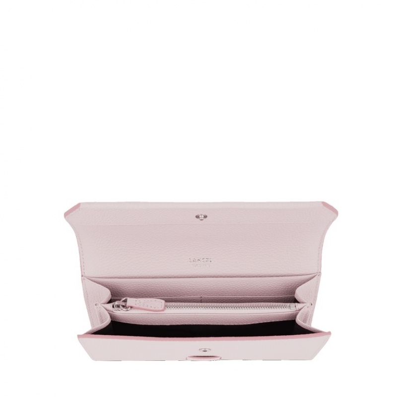 Lancel Ninon Slim Flap Geldbörse Damen Rosa | FTB5176GQ