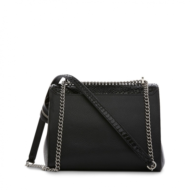 Lancel Ninon With Flap Schultertaschen Damen Schwarz | BUI1798YE