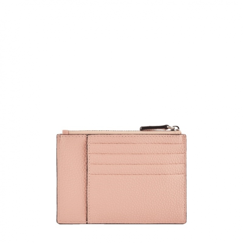 Lancel Ninon Zipped L Kartenhülle Damen Rosa | EKN392QS