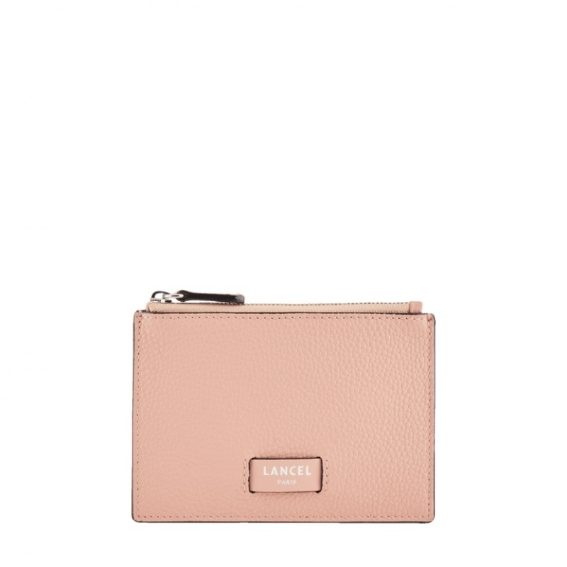 Lancel Ninon Zipped L Kartenhülle Damen Rosa | EKN392QS