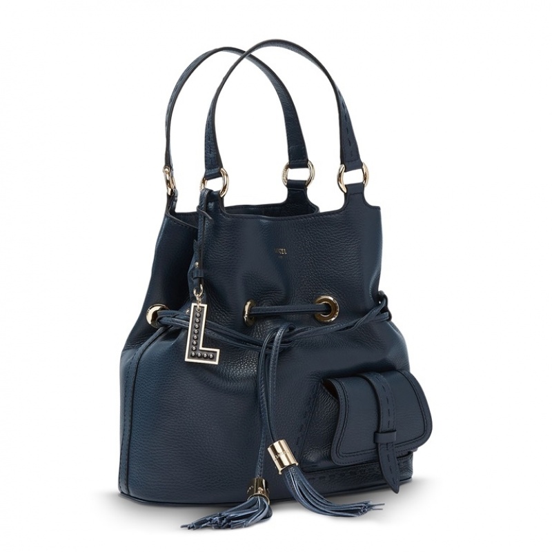 Lancel Premier Flirt Bucket Tasche Damen Dunkelblau | WBZ1912LF