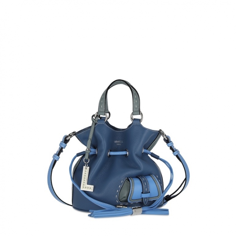 Lancel Premier Flirt Bucket Tasche Damen Blau | NSX4759DM