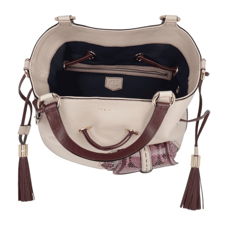 Lancel Premier Flirt Bucket Tasche Damen Weiß | FLB145UY