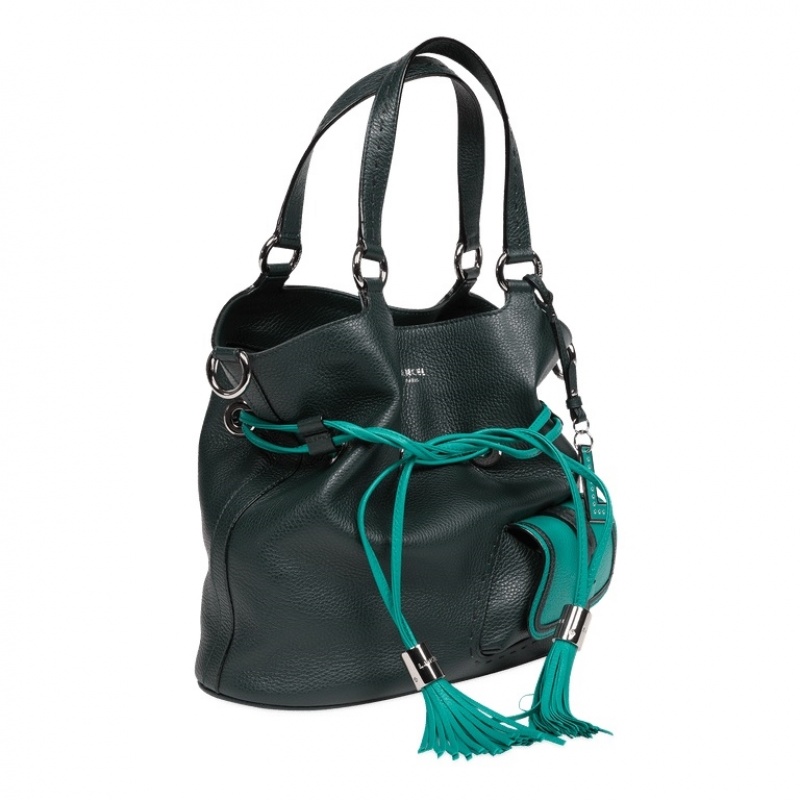 Lancel Premier Flirt Bucket Tasche Damen Dunkelgrün | WIX1532YR