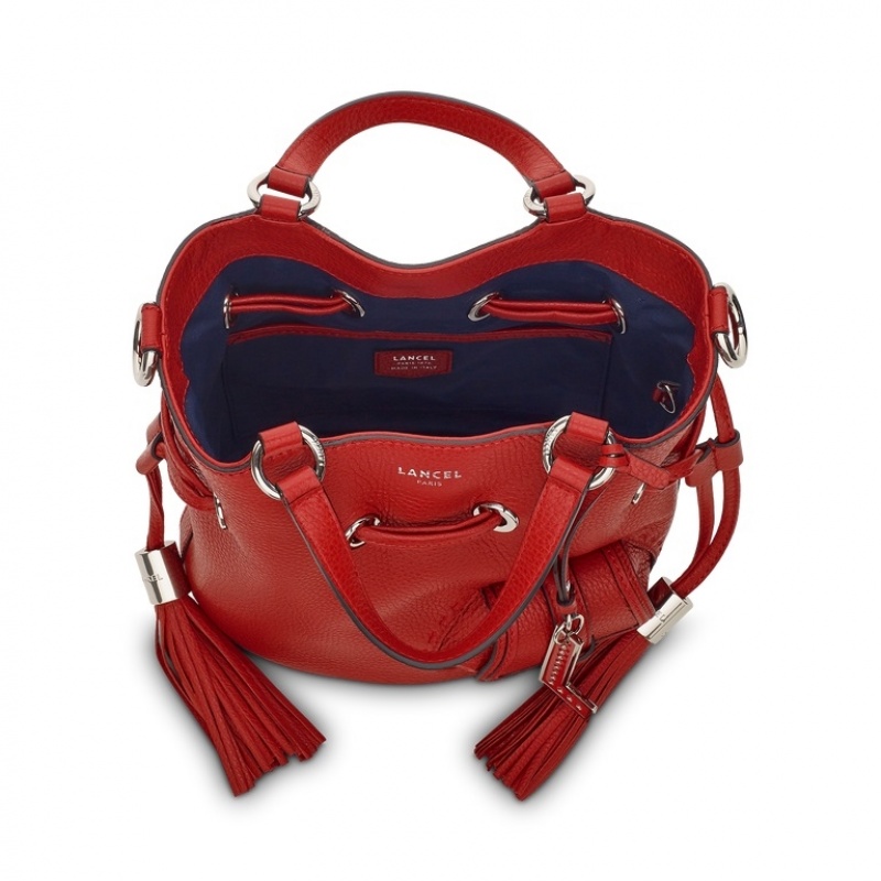 Lancel Premier Flirt Bucket Tasche Damen Rot | UWQ256QX