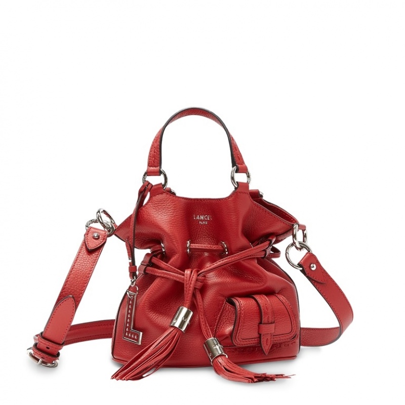 Lancel Premier Flirt Bucket Tasche Damen Rot | UWQ256QX