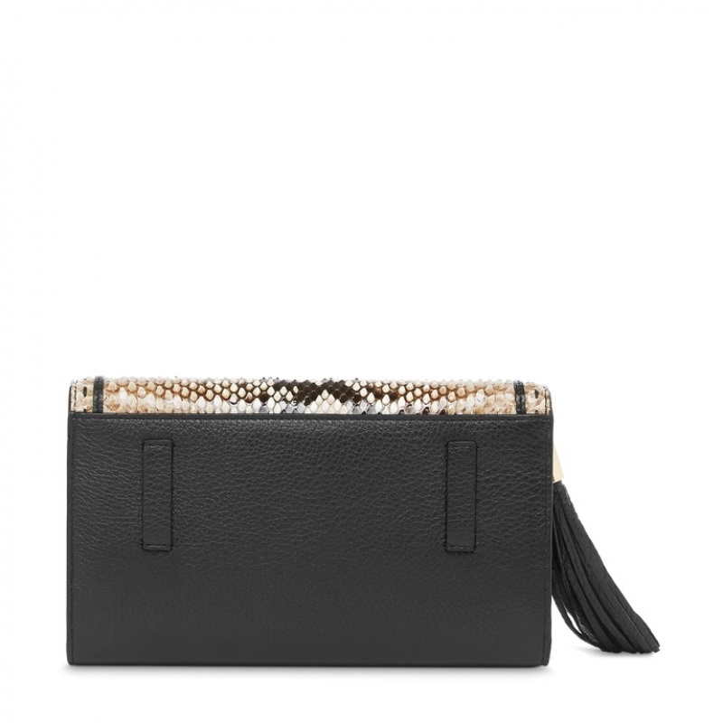 Lancel Premier Flirt Chain Wallet Unterarmtasche-Taschen Damen Schwarz | VJK4116CS