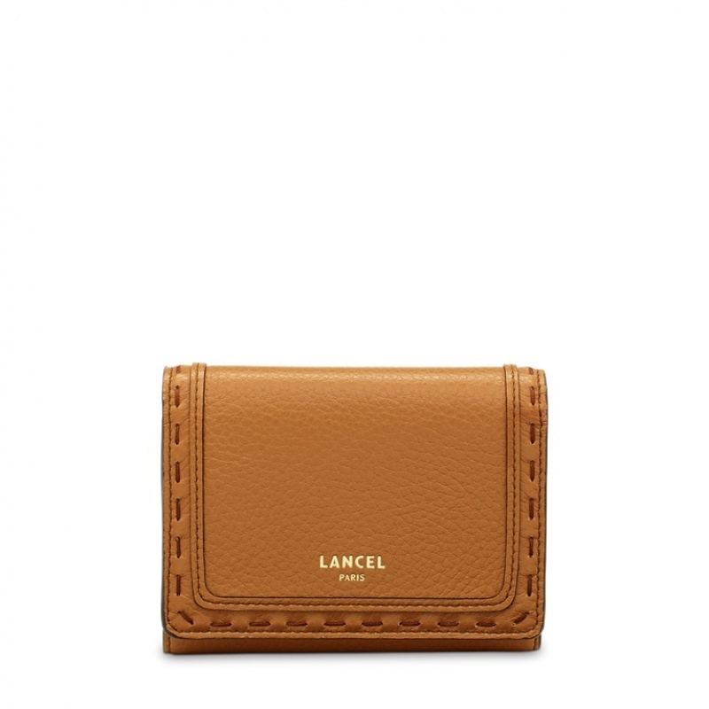 Lancel Premier Flirt Compact Medium With Flap Geldbörse Damen Braun | GVA3667VK