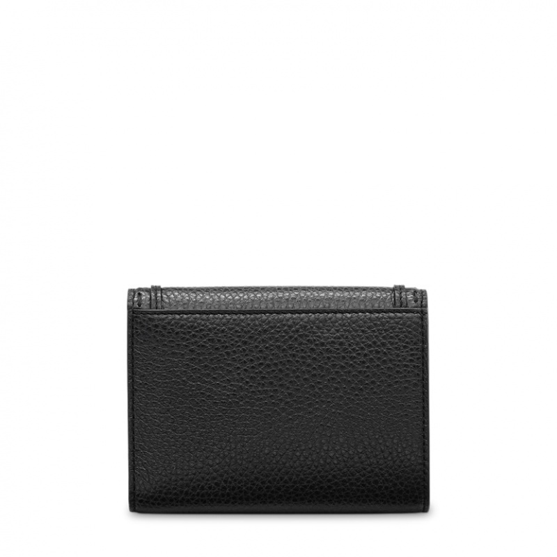 Lancel Premier Flirt Compact Medium With Flap Geldbörse Damen Schwarz | DJC514LT