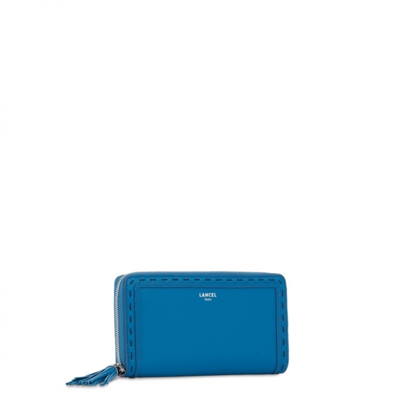 Lancel Premier Flirt Long Zip Geldbörse Damen Tiefesblau | RSN5127NH